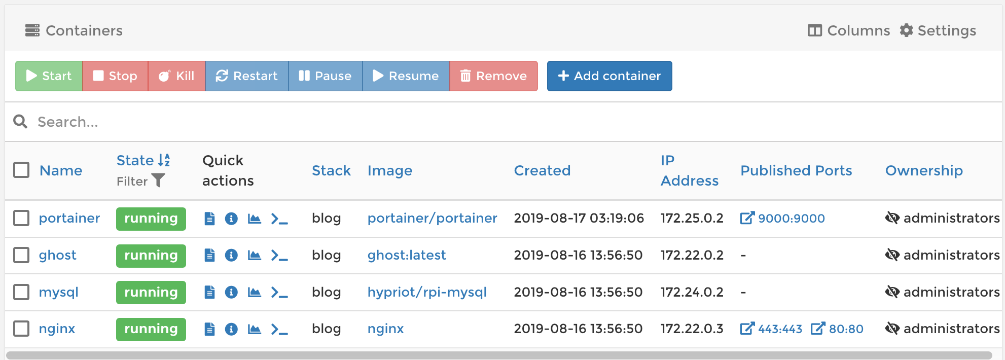 Fun with Docker - Part 6: Monitoring your Docker setup with Portainer