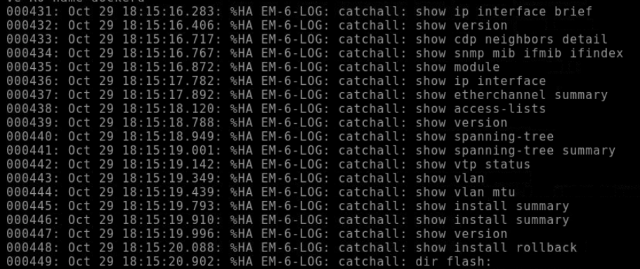 What's being sent to my Cisco devices?