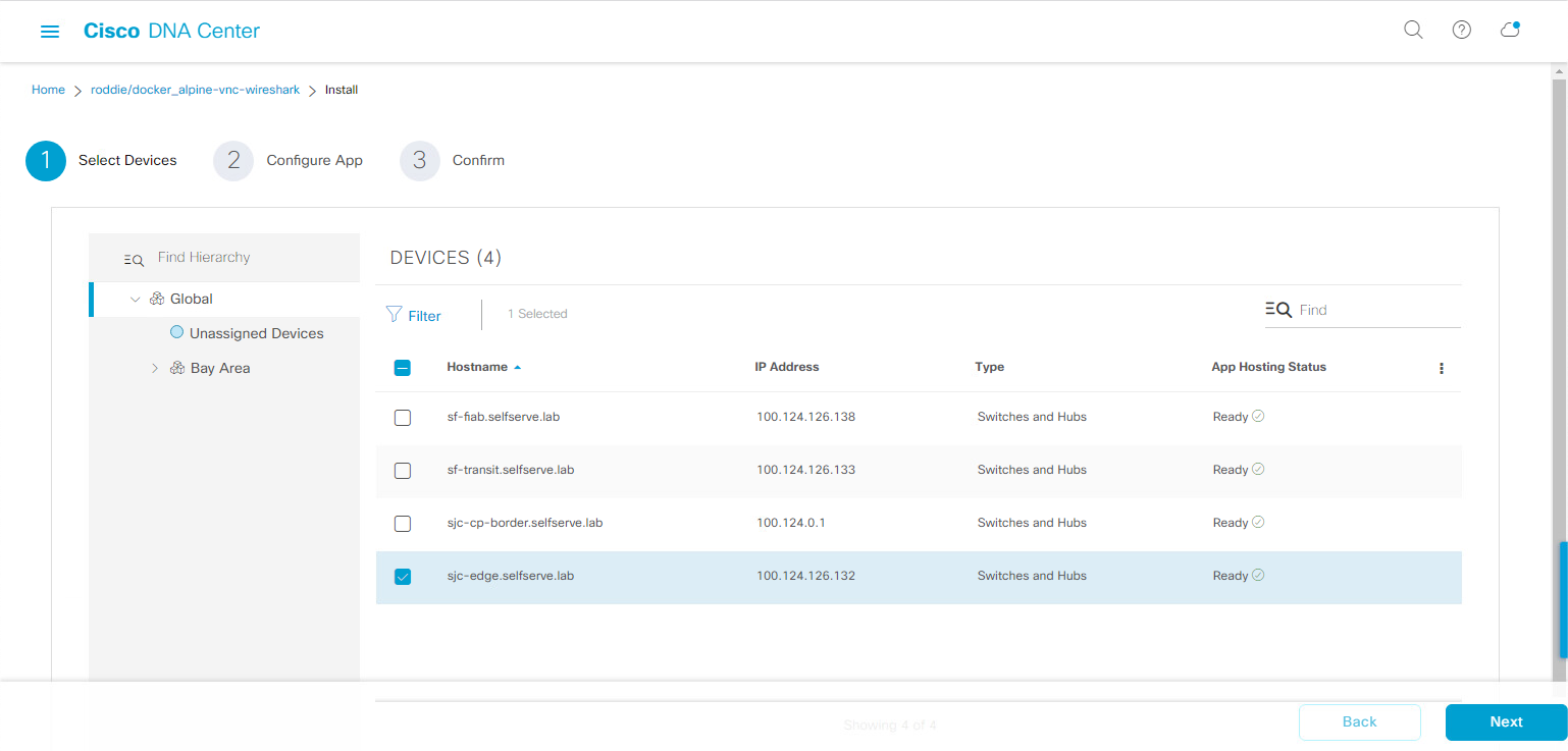 Deploying Docker containers to a Cisco Catalyst 9300 with Cisco DNA Center