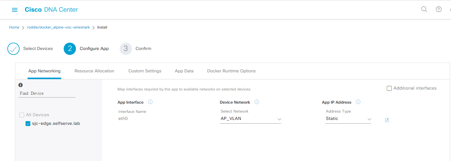 Deploying Docker containers to a Cisco Catalyst 9300 with Cisco DNA Center